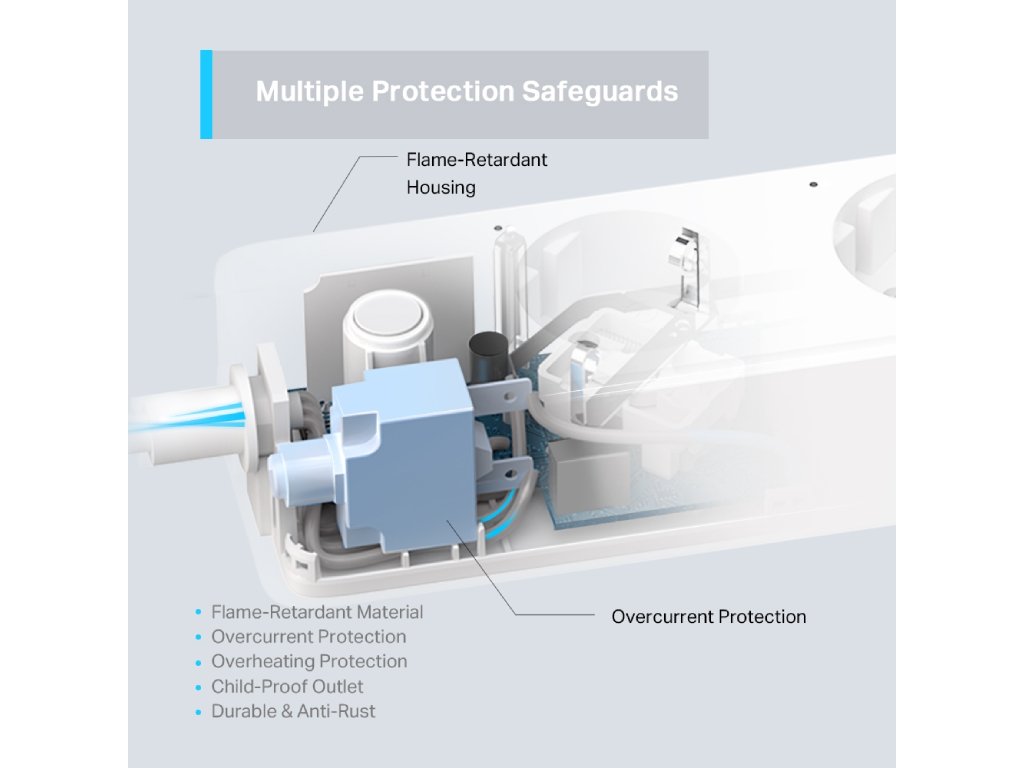 Smart produžni kabel  TP-LINK TAPO P300/3uticna mesta/bela